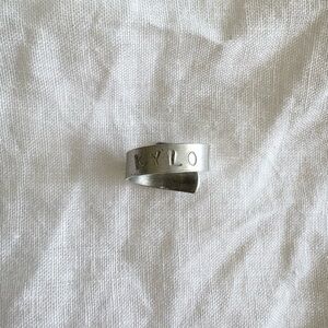 Stamped Kylo Ren Ring